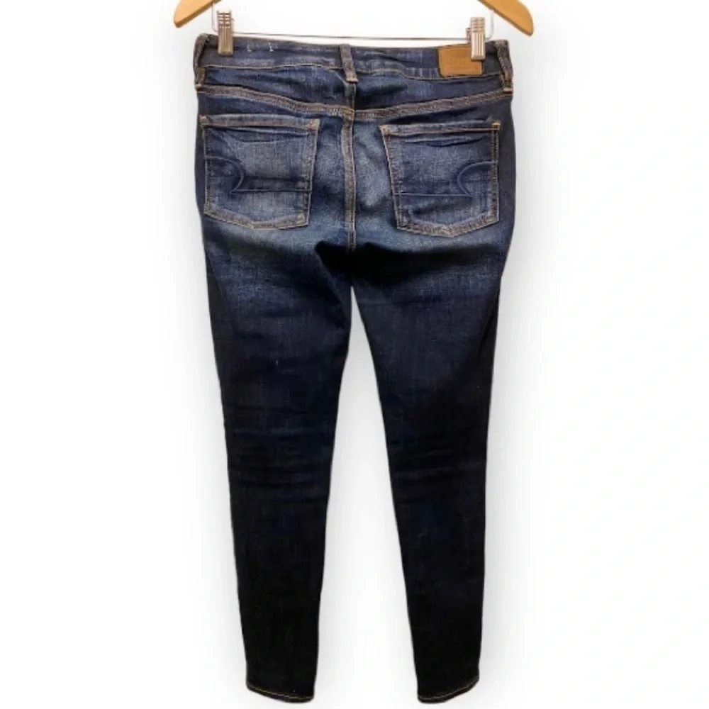 American Eagle 2 Short Jeggings Distressed Patched Vintage Collection Jeans - Picture 2 of 12